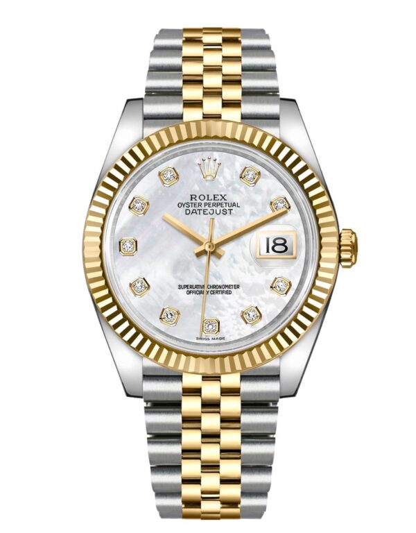 Rolex Datejust 126333 41MM Mother of Pearl White Dial Men’s Watch