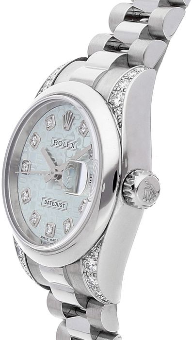 Rolex Datejust 179296 26MM Ice Blue Dial Women’s Watch