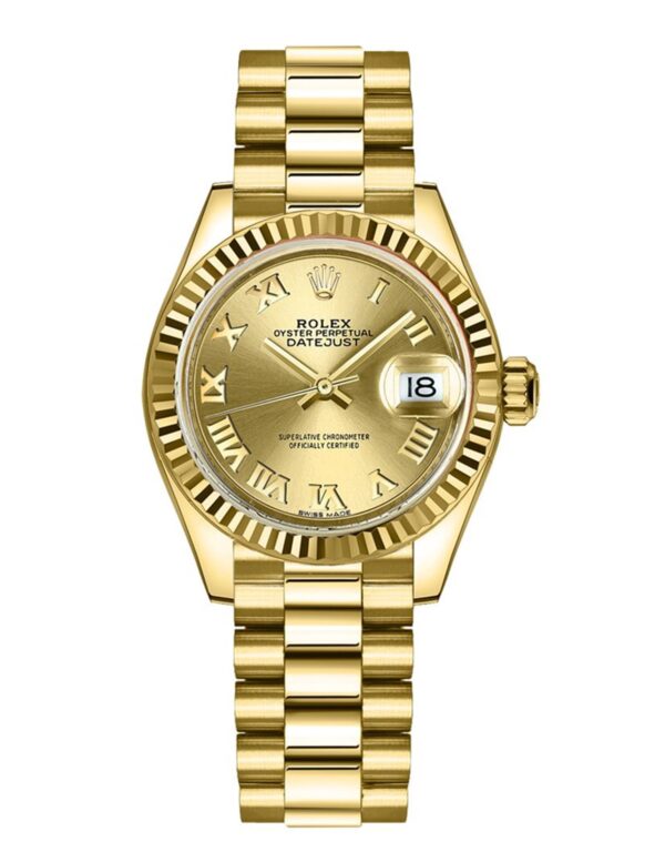 Rolex Datejust 279178 28MM Champagne Dial Women’s Watch