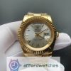 Rolex Day-Date 218238 18K Yellow Gold Silver Dial For men 41 Mm Watch