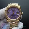 Rolex Datejust 278384 Purple, Set With Diamonds Stainless Steel 31 Mm For Women Watch