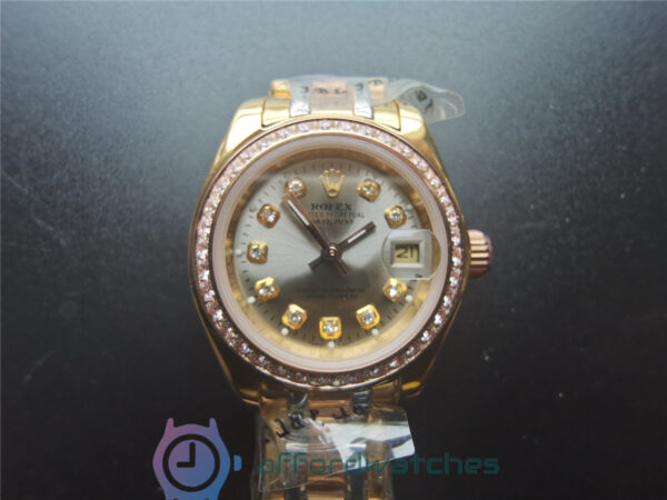 Rolex Pearlmaster 80298 29mm 18k Yellow Gold Mother Of Pearl For Women Watch