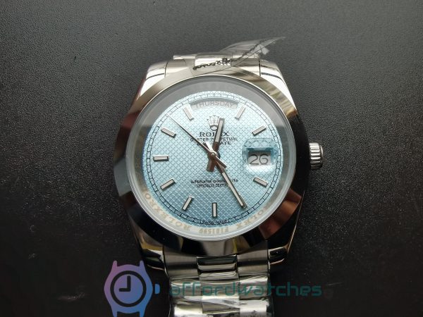 Rolex Day-date 228206 Platinum Ice Blue Dial 40mm For Men Watch