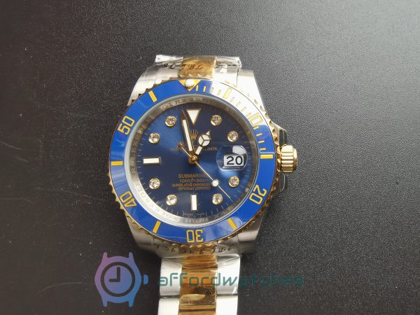 Rolex Submariner 116613 18k Rolesor Yellow Gold And Blue Dial 40mm For Men Watch