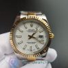 Rolex Datejust 2813 41mm 18k Yellow Gold White Dial For Men Watch
