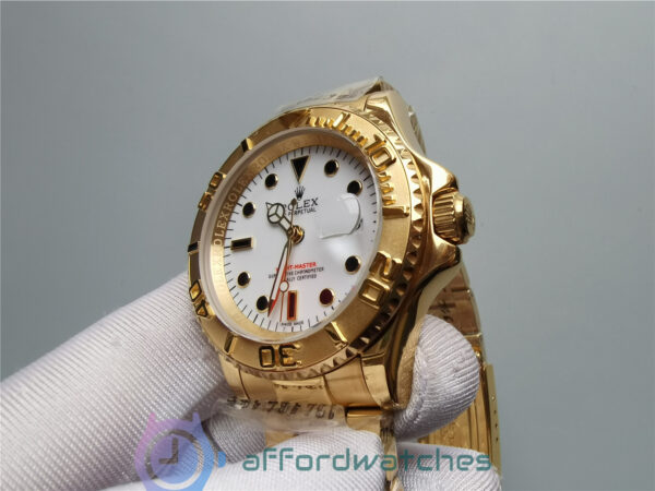 Rolex Yacht-master 18k Yellow Gold And Oyste For 40mm Men Watch