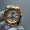 Rolex Day-date 41mm Yellow Gold Case Ivory / Cream Dial For Women Watch