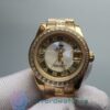 Rolex Datejust 18ct Yellow Gold Case Diamond Dial And 28mm For Women Watch
