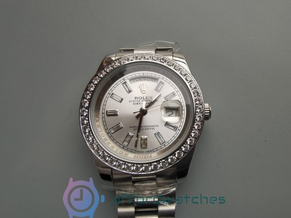 Rolex Day-date 228349 Silver Dial And white gold Case 40mm For Men Watch