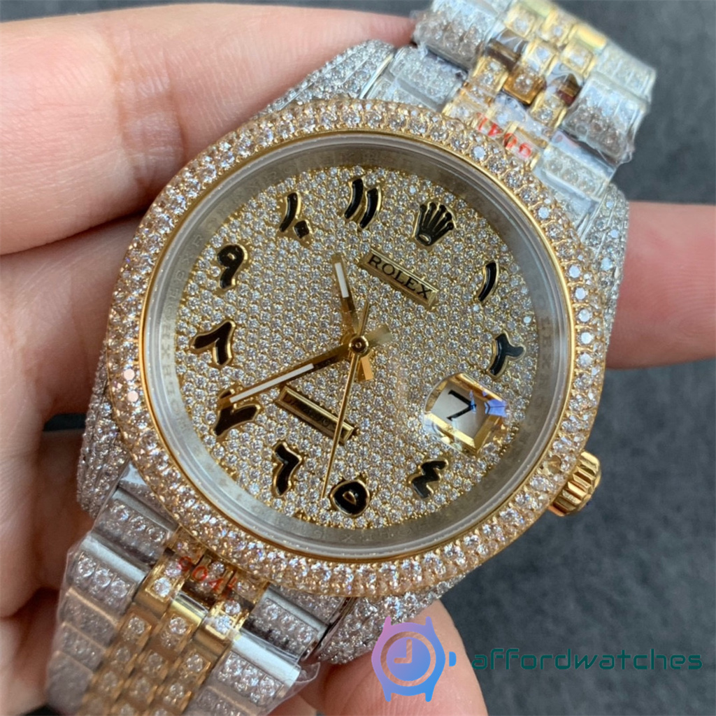 Swiss Made Rolex Datejust Gypsophila Watch Copy